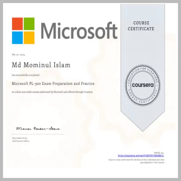 Chứng chỉ Microsoft Excel Advanced